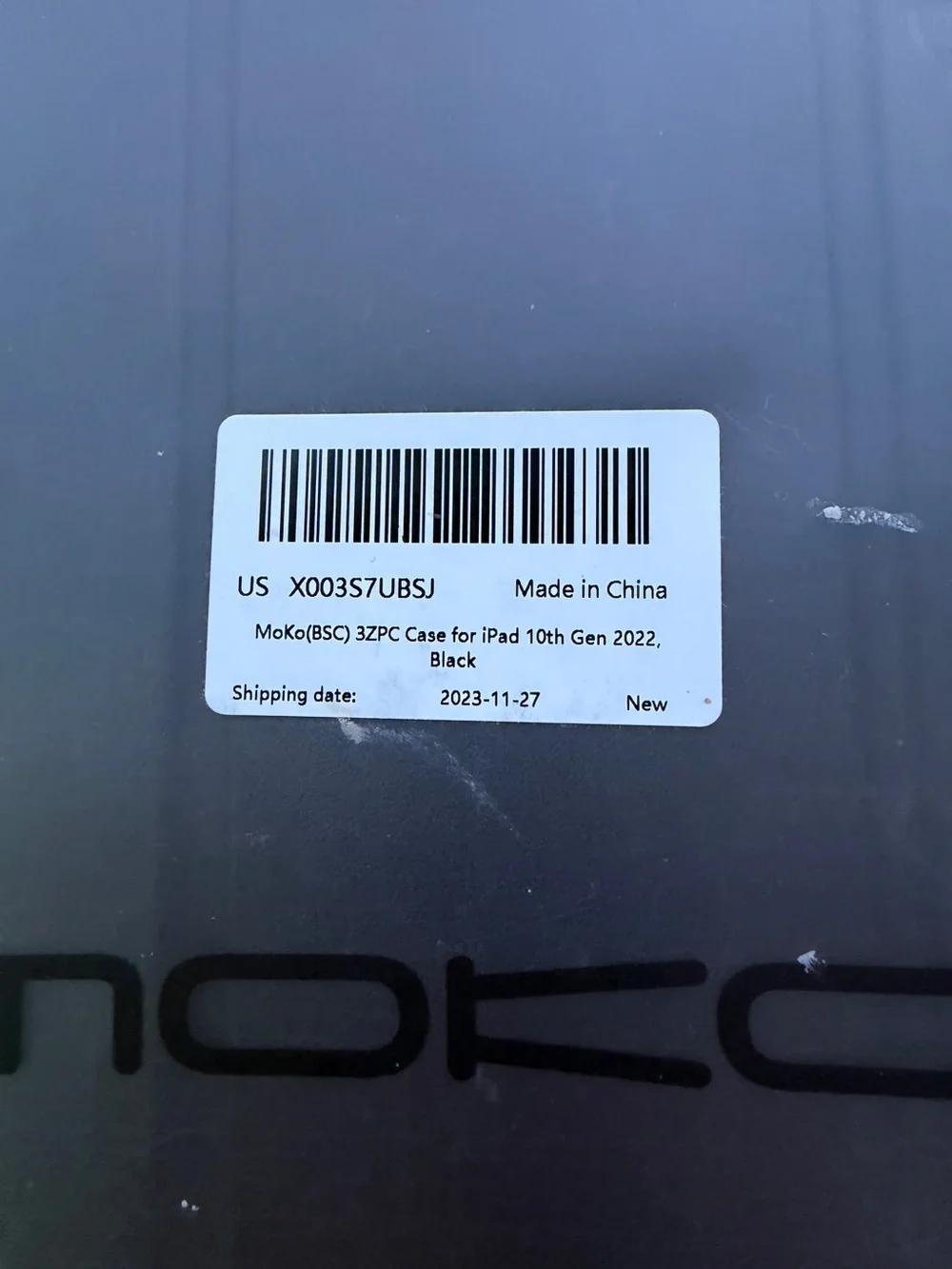 BNWT Moko Case for IPad 10th generation Black Magnetic Tri-Fold Tablet Case
